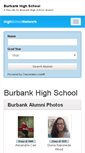 Mobile Screenshot of burbankhighschool.net